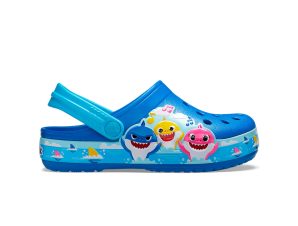 Crocs – CROCSFLBABY SHARK BAND CLOG T – BRIGHT COBALT