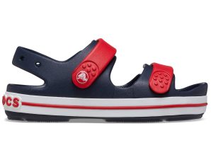 Crocs – CROCBAND CRUISER SANDAL K – NAVY/VARSITY RED