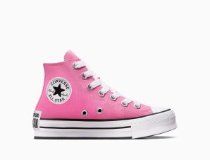 Converse – CHUCK TAYLOR ALL STAR EVA LIFT SKETCH – 650-PINK/WHITE/BLACK