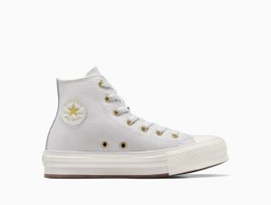 Converse – CHUCK TAYLOR ALL STAR EVA LIFT PLATFORM TONAL CANV – 095-BARELY GREY/EGRET/GOLD