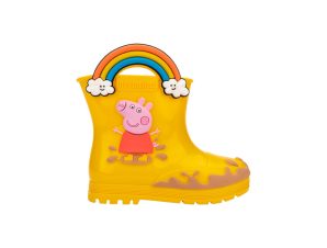 Μπότες Melissa MINI Welly + Peppa Pig Baby Boots – Yellow/Beige