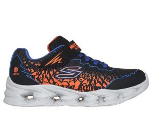 Παιδικά Παπούτσια SKECHERS για Αγόρια Vortex 2.0 Zorento Orange – ΜΑΥΡΟ