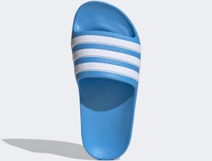 ADIDAS KIDS`ADILETTE AQUA SLIDES ΜΠΛΕ