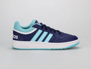 ADIDAS HOOPS 3.0 LOW KIDS ΜΠΛΕ